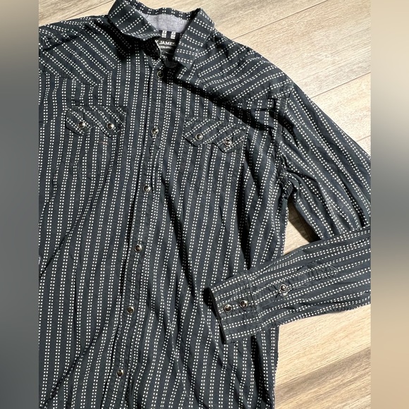 Cody James Authentic Western Snap Button Shirt- Medium - Picture 1 of 11